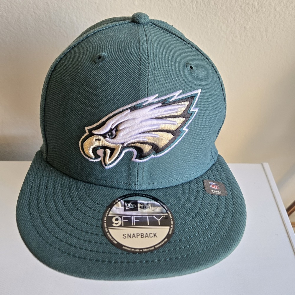 New Era 9FIFTY Philadelphia Eagles Snapback Hat Green Super Bowl LIX Champions